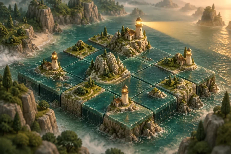 Beacon Keepers original promotional cover illustration