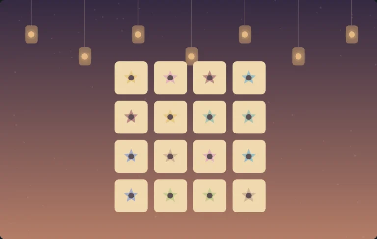 Lantern Logic original illustrated game scene